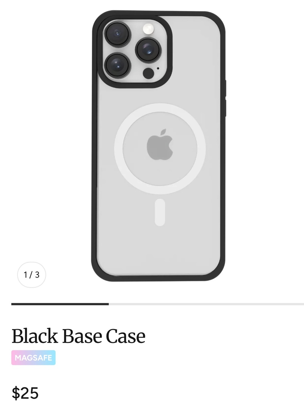 Black Base MagSafe iPhone Case  iPhone 16 Pro Max